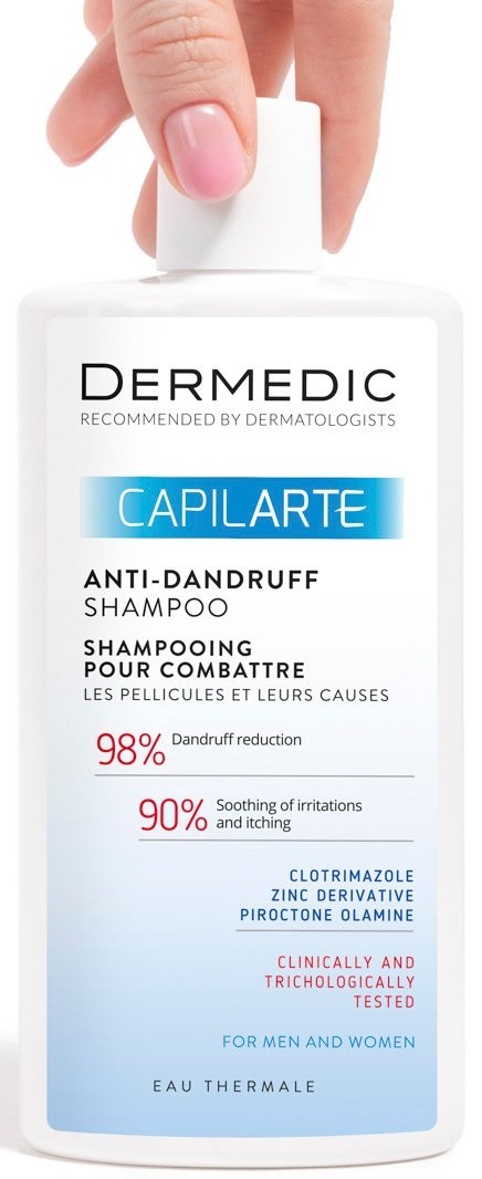 Шампунь Dermedic Capilarte проти лупи 300 млфото3