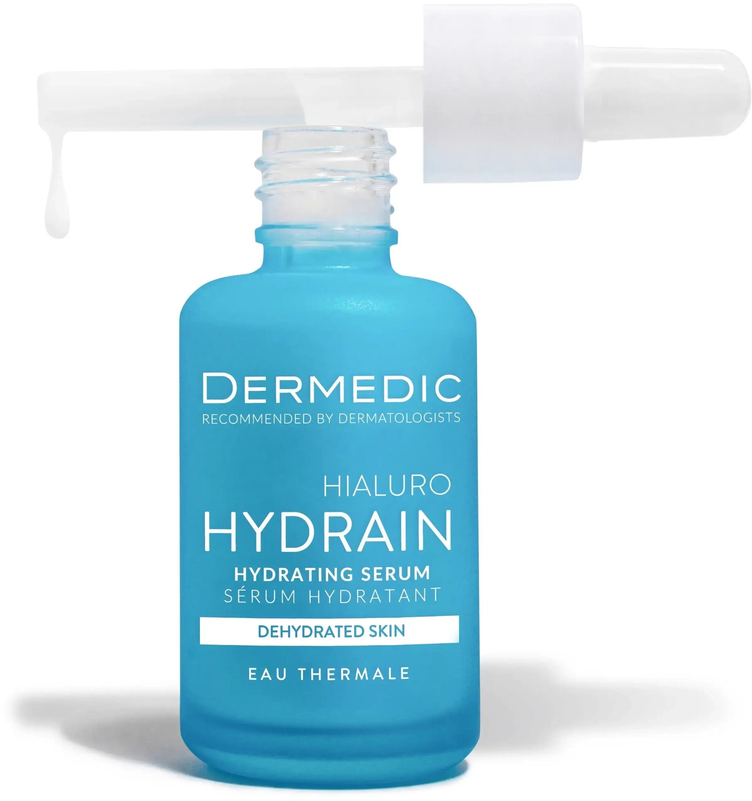 Увлажняющая сыворотка Dermedic Hydrain 3 Hialuro для лица, шеи и зоны декольте 30 мл фото 