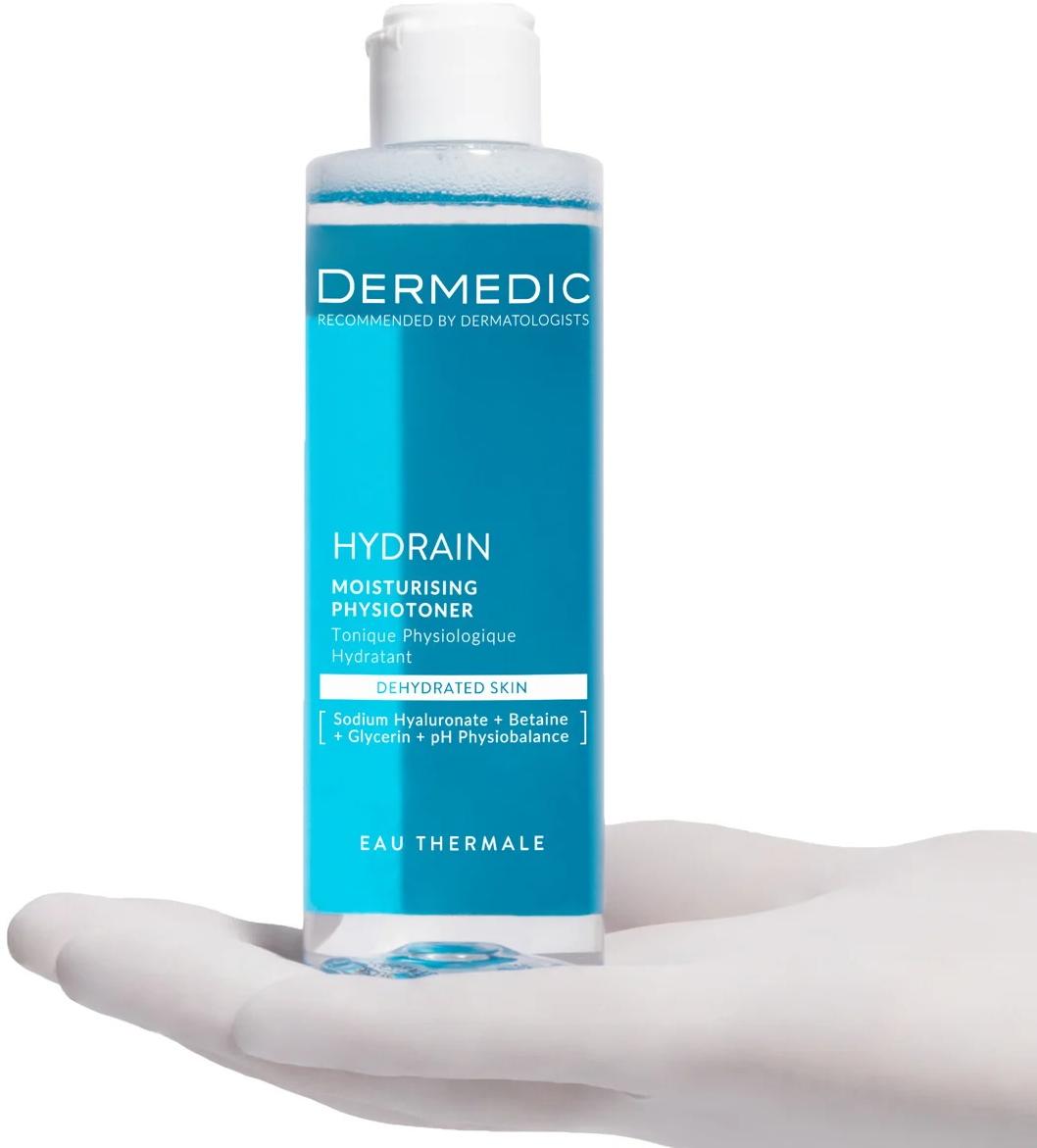 Физиотонер увлажняющий Dermedic Hydrain 3 Hialuro для лица 200 мл фото 2