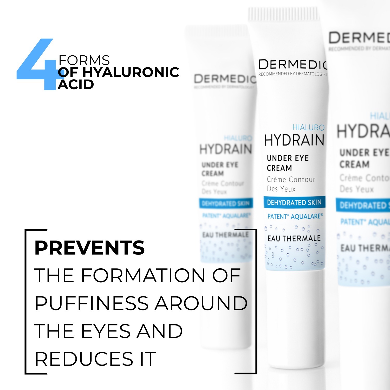 Крем для контуру очей Dermedic Hydrain 3 Hialuro 15 млфото