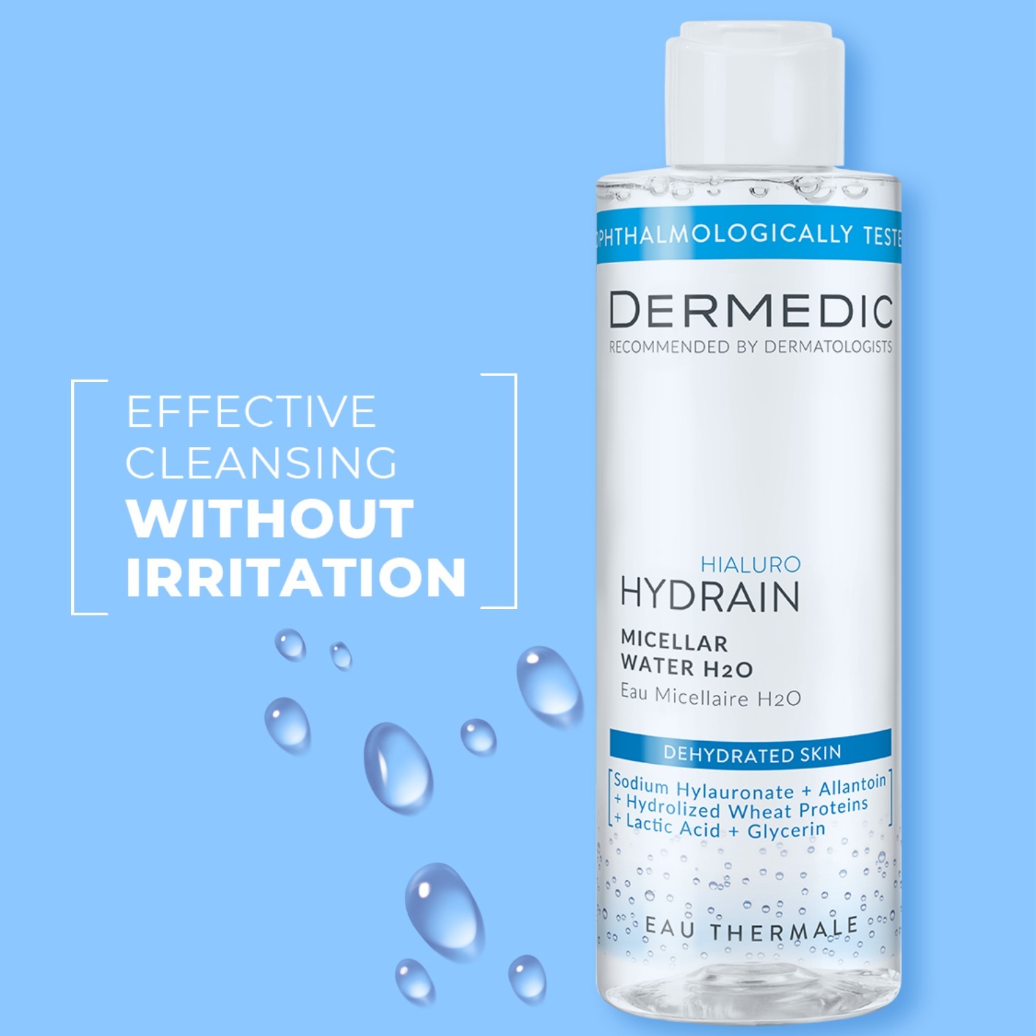 Мицеллярная вода Dermedic Hydrain 3 Hialuro H2O 500 мл фото 2