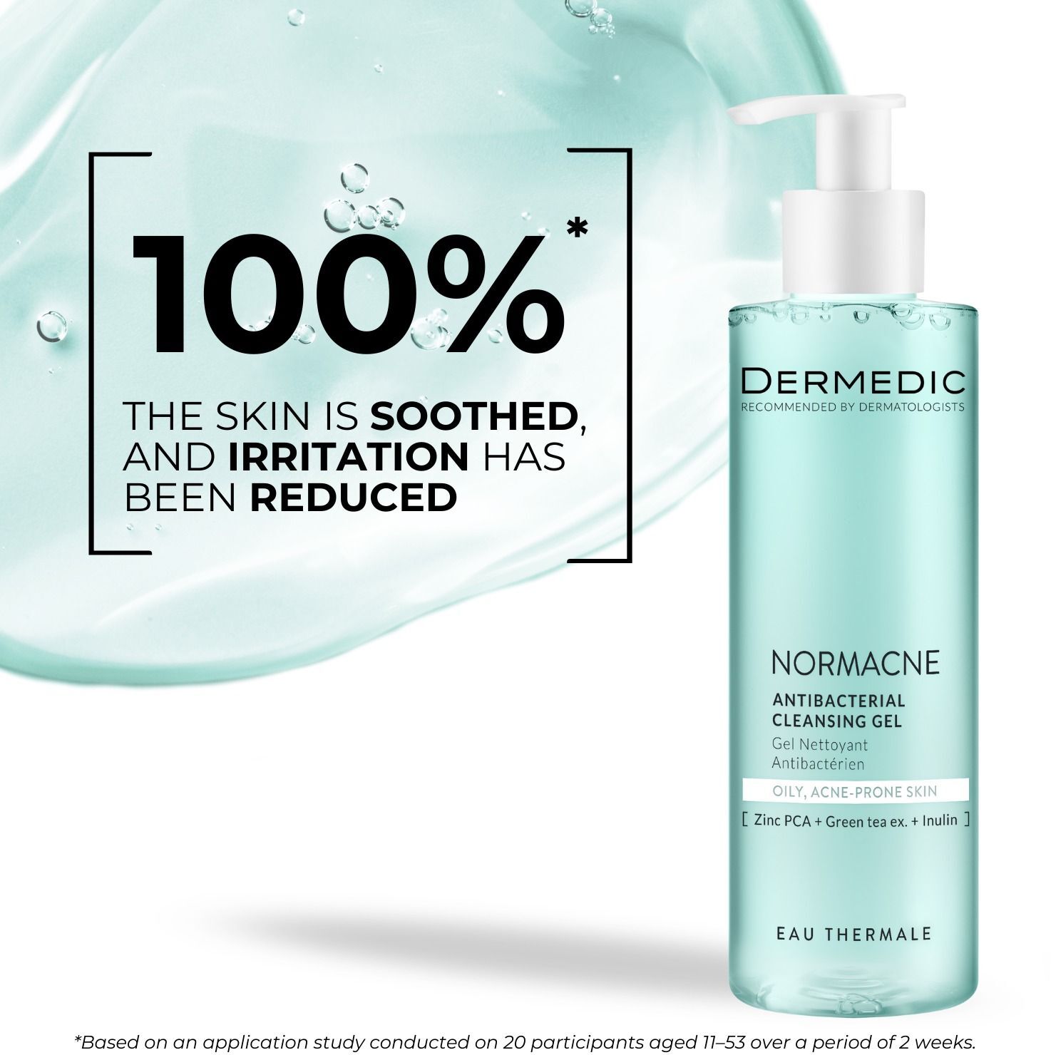 Гель для вмивання Dermedic Normacne антибактеріальний 200 млфото2