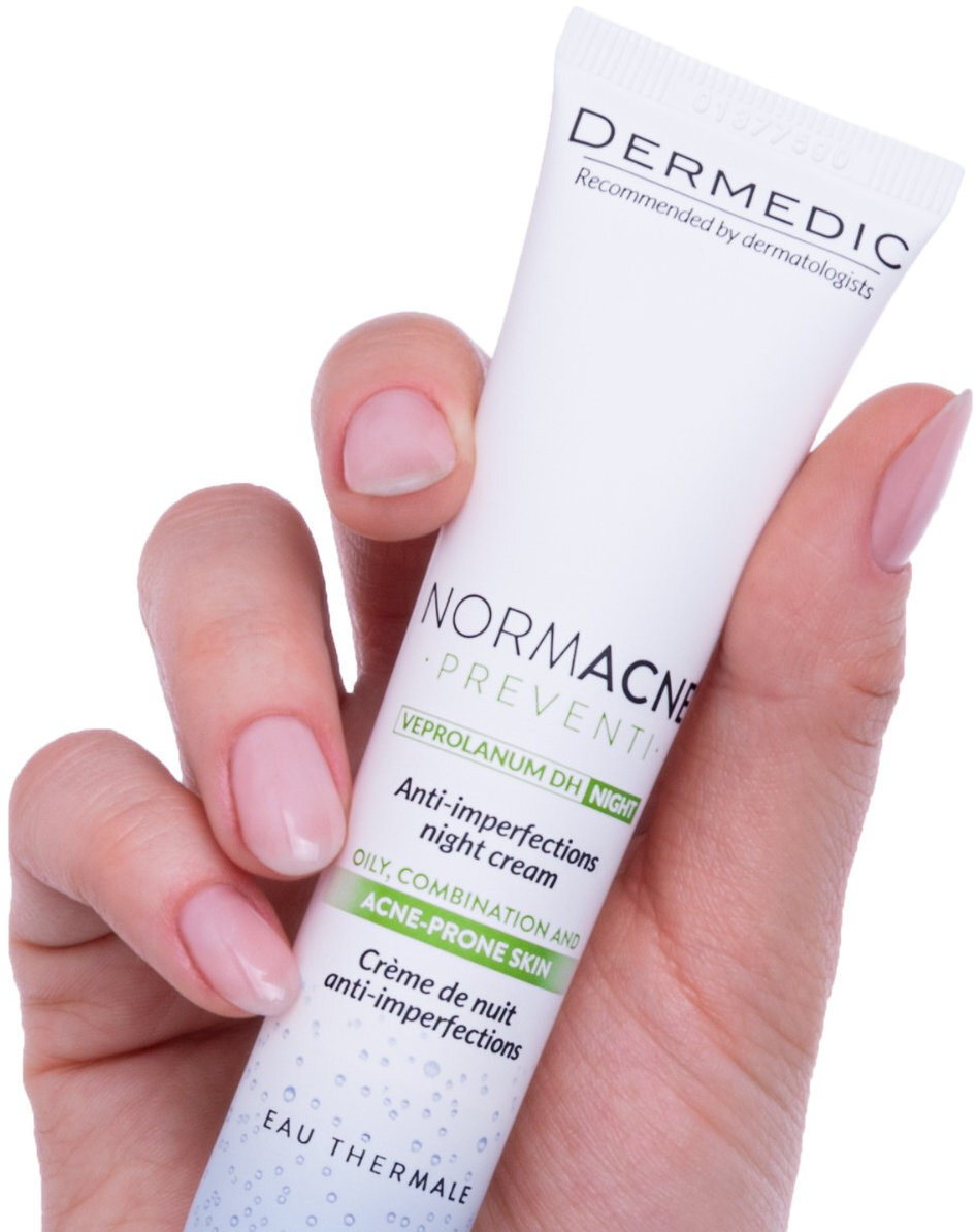Крем нічний Dermedic Normacne проти недосконалостей 40 млфото2