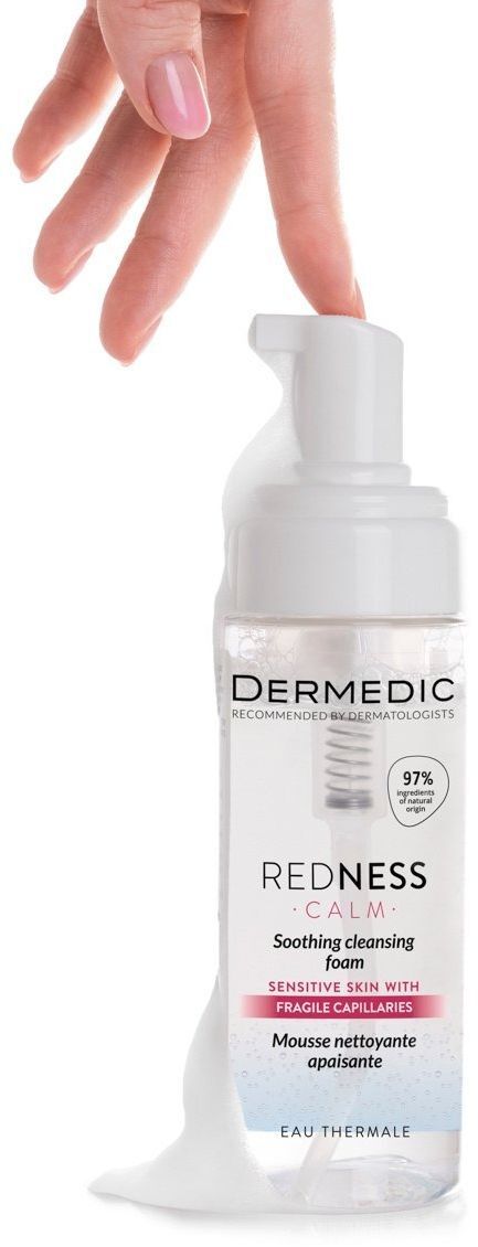 Пінка заспокійлива Dermedic Redness Calm для вмивання 170 млфото2
