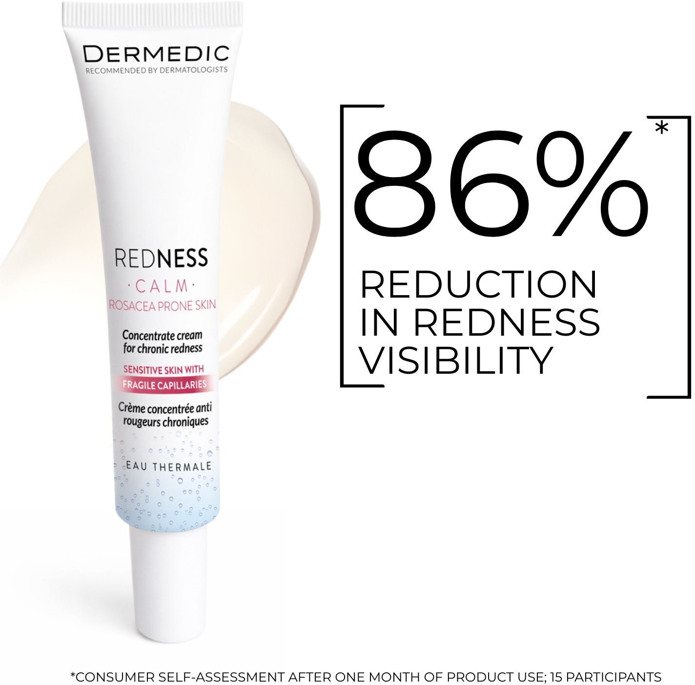 Крем-концентрат Dermedic Redness Calm для кожи с куперозом 40 мл фото 