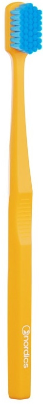 Зубная щетка премиум Nordics 6580 Soft желтая фото 2
