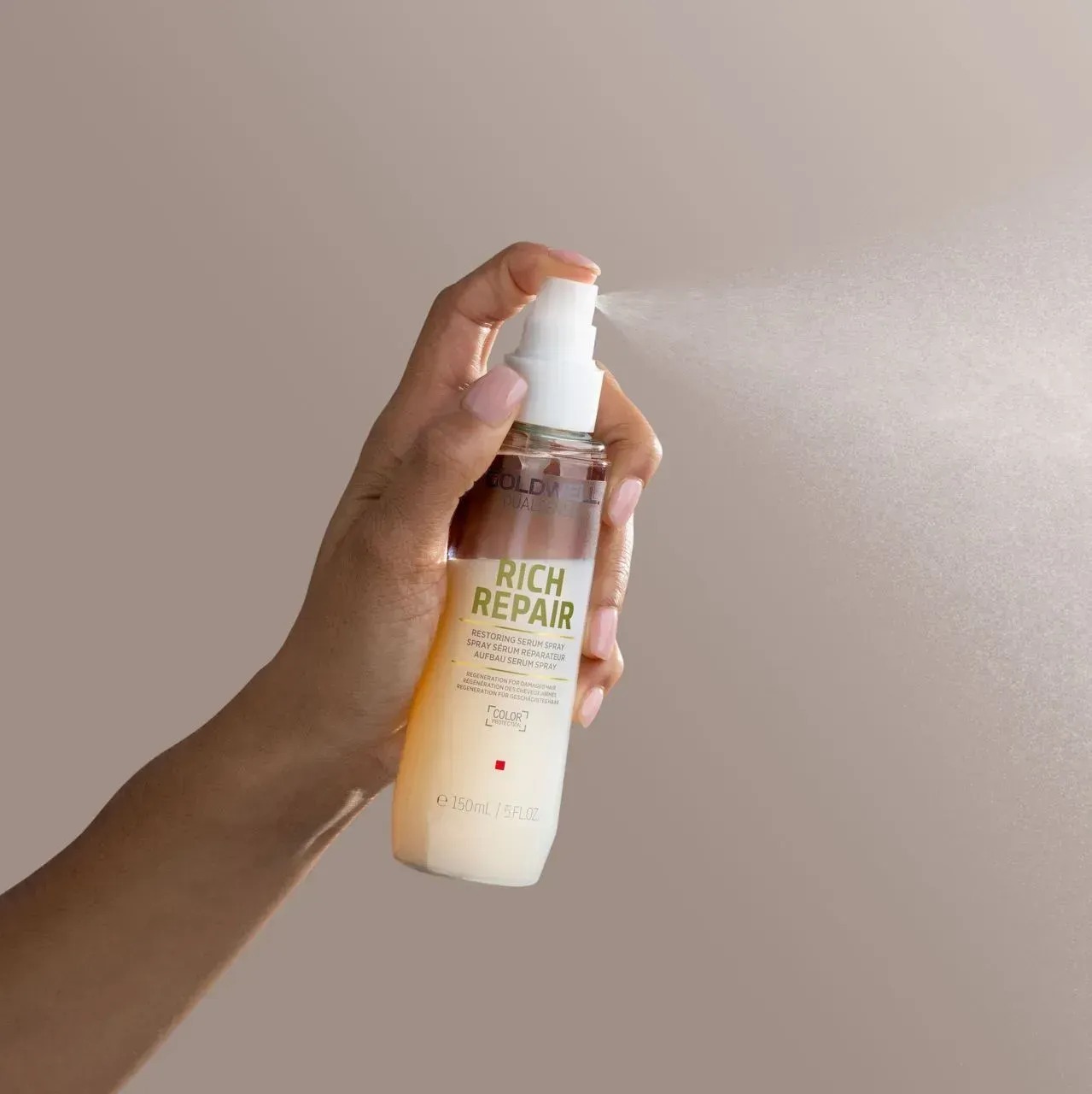 Спрей-сыворотка для сухих и поврежденных волос Goldwell Dualsenses DSN Rich Repair 150 мл фото 2