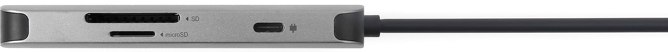 USB хаб Acer 7 in 1 USB-С to 3xUSB-A3.2/HDMI/USB-C/PD/SD, 0.15m, Gray (HP.DSCAB.018) фото 7