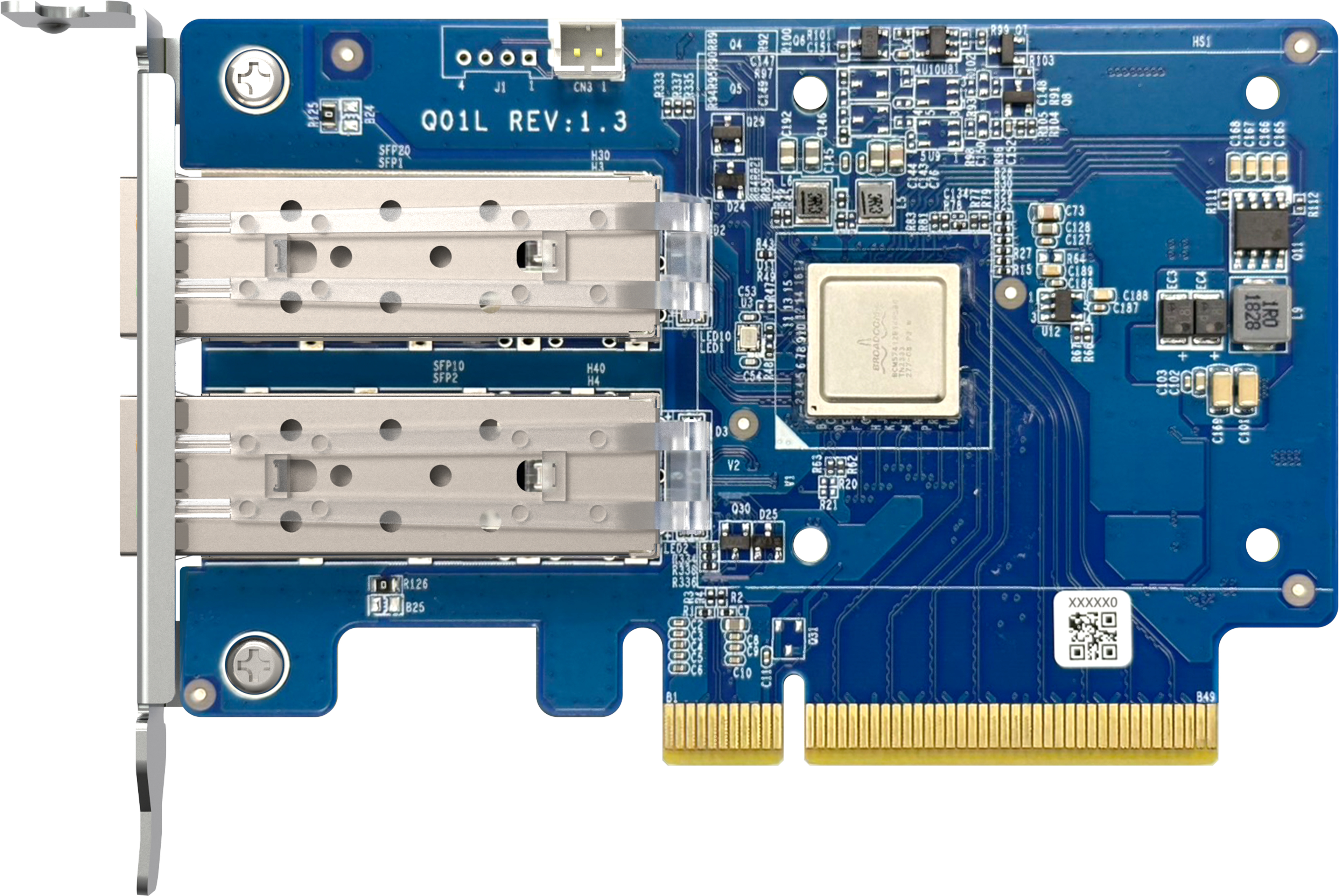 Сетевая карта QNAP Dual-port SFP+ 10GbE Gen3 x8 (QXG-10G2SF-NXE) фото 5