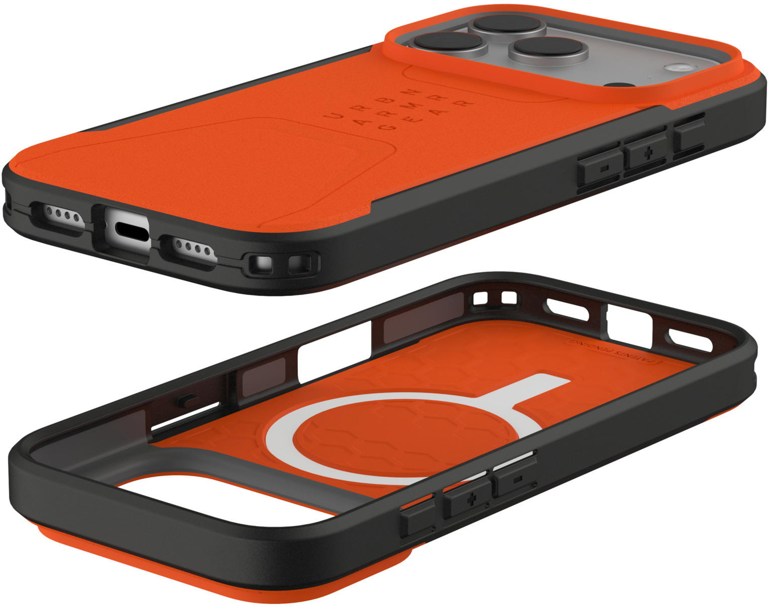 Чохол UAG для Apple iPhone 17 Pro Civilian MagSafe, Orange (114545119797)фото