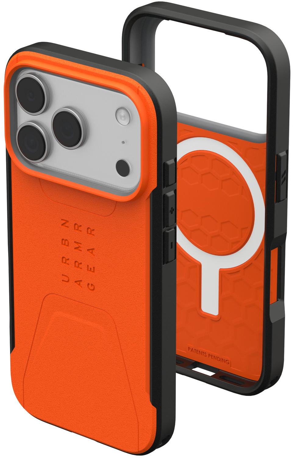 Чохол UAG для Apple iPhone 17 Pro Civilian MagSafe, Orange (114545119797)фото14