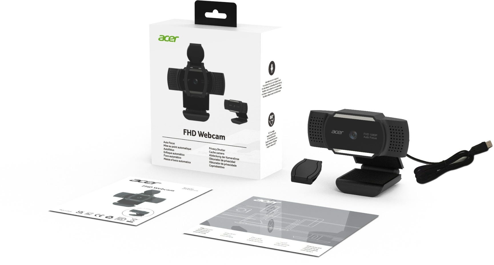 Веб-камера Acer FHD Webcam Black (HP.EXPBG.019)фото11