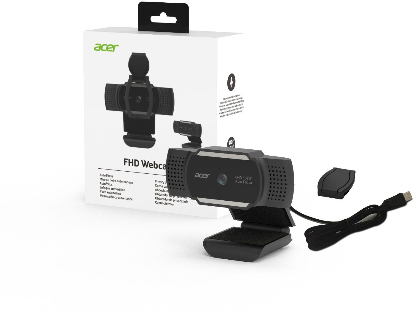 Веб-камера Acer FHD Webcam Black (HP.EXPBG.019)фото8