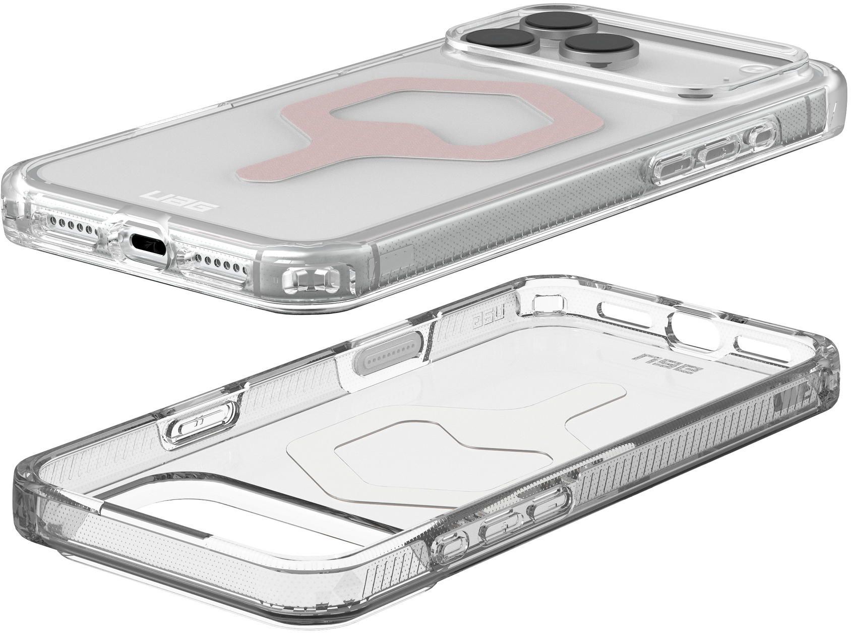 Чехол UAG для Apple iPhone 17 Pro Max Plyo MagSafe, Ice/Rose Gold (114530114348) фото 9