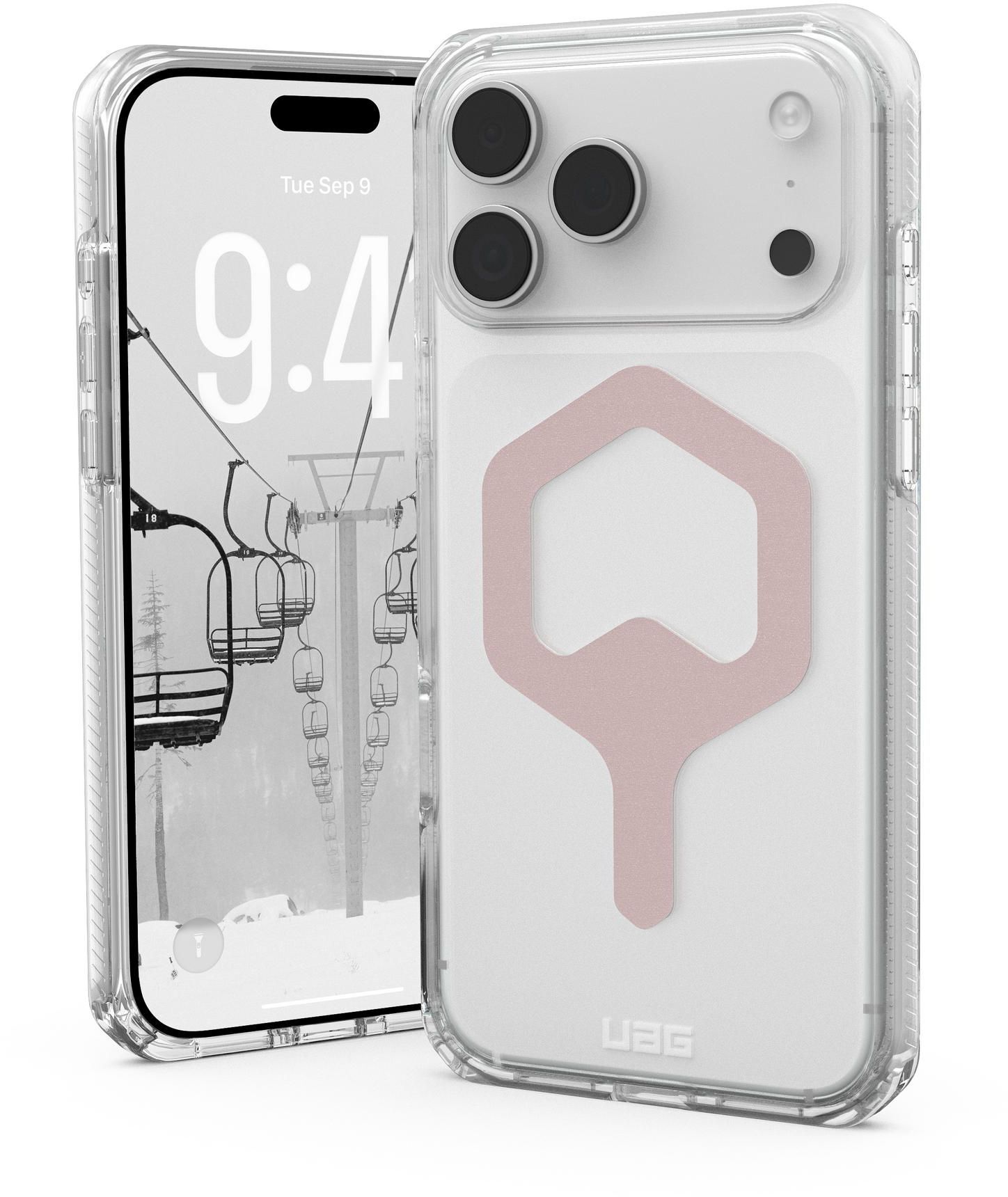 Чехол UAG для Apple iPhone 17 Pro Max Plyo MagSafe, Ice/Rose Gold (114530114348) фото 10