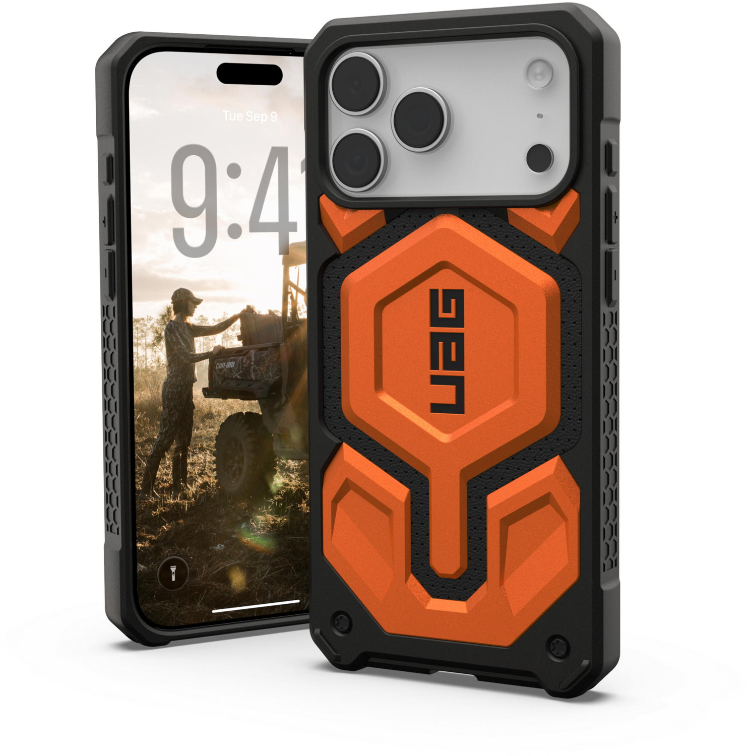 Чохол UAG для Apple iPhone 17 Pro Max Monarch Pro MagSafe, Orange (114514119797)фото