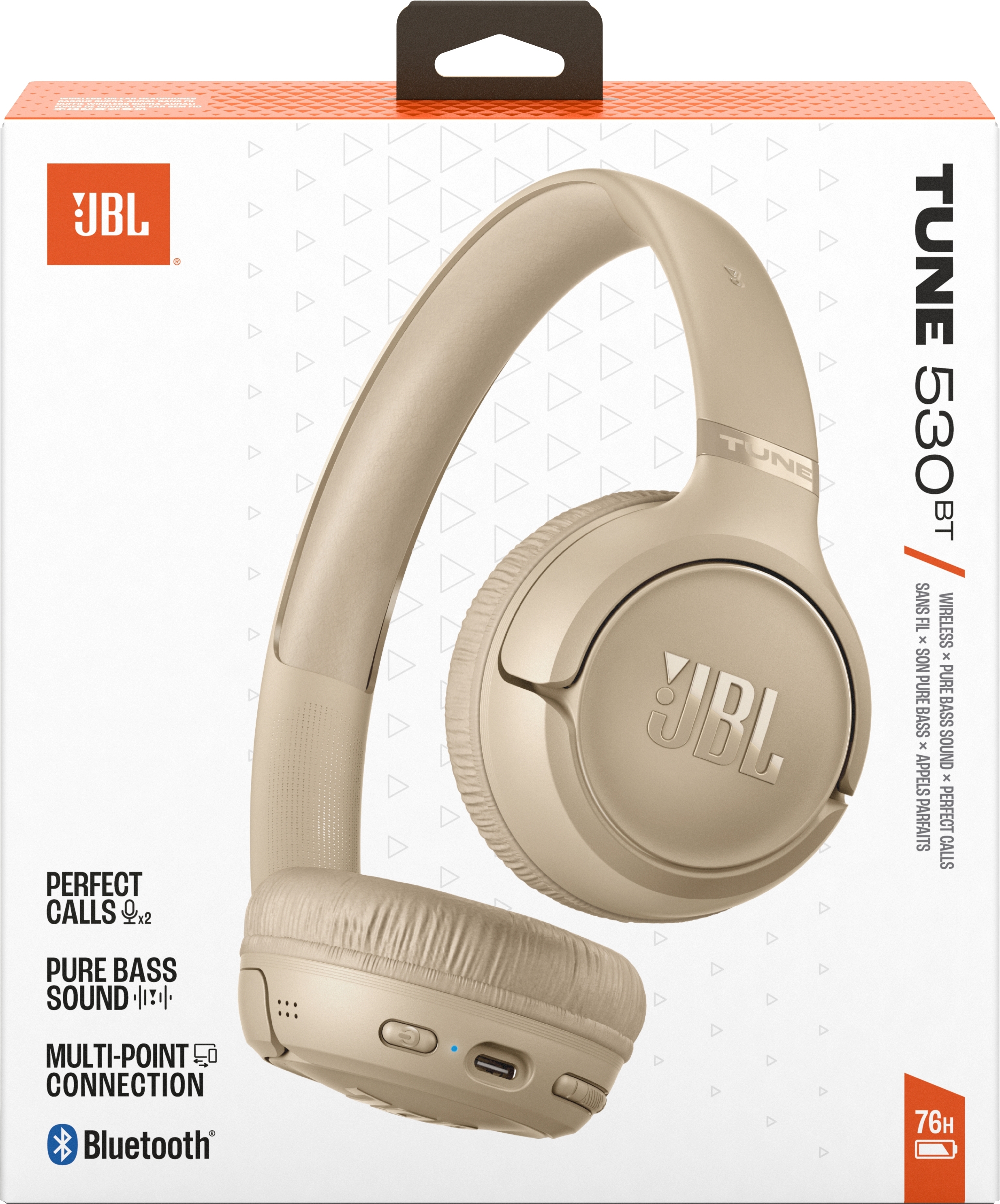 Навушники JBL Tune 530BT Beige (JBLT530BTBEGEU)фото10