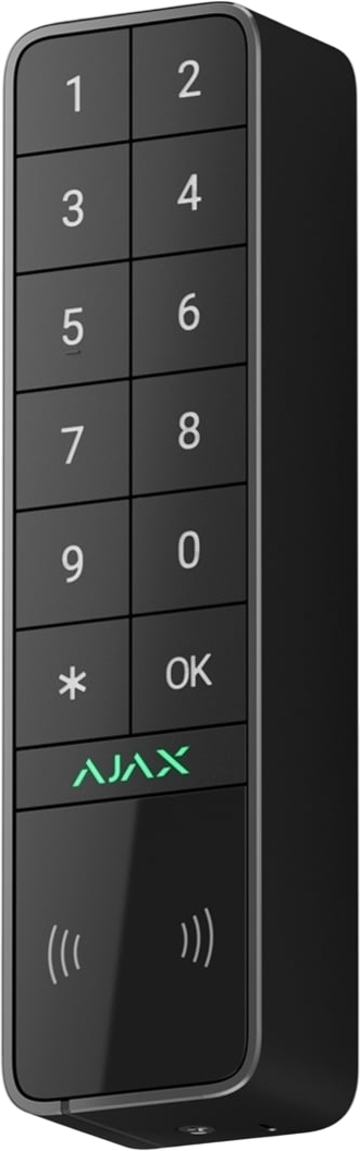 Бездротова зовнішня клавіатура Ajax KeyPad Outdoor Jeweller, графіт (000059122)фото2