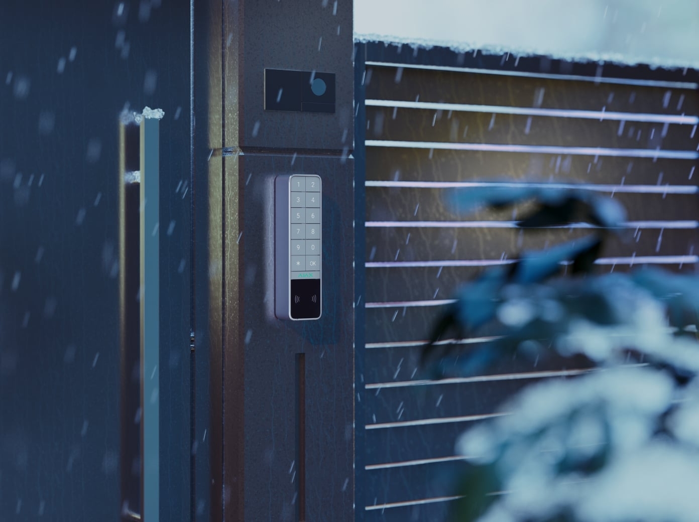 Бездротова зовнішня клавіатура Ajax KeyPad Outdoor Jeweller, графіт (000059122)фото6