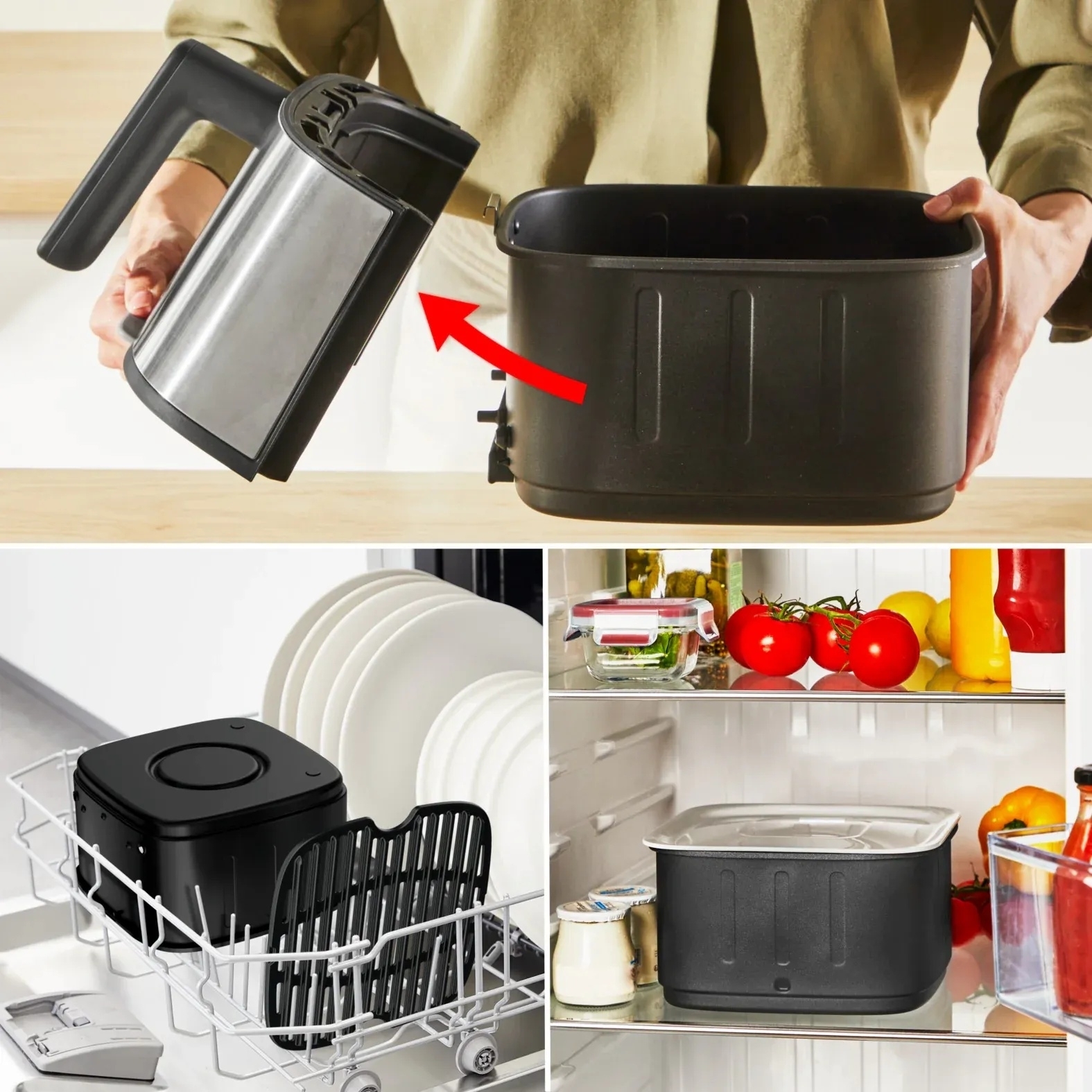 Мультипечь Tefal Easy Fry Silence Smart EY572DE1 фото 7