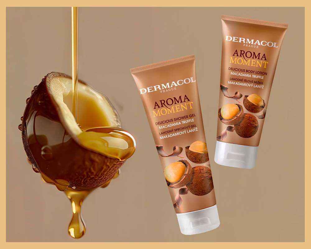 Гель для душа Dermacol AcneClear Body Aroma Moment Макадамия и трюфель 250 мл фото 3