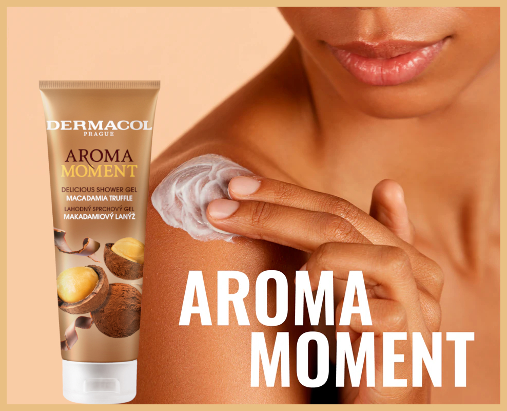 Гель для душа Dermacol AcneClear Body Aroma Moment Макадамия и трюфель 250 мл фото 2