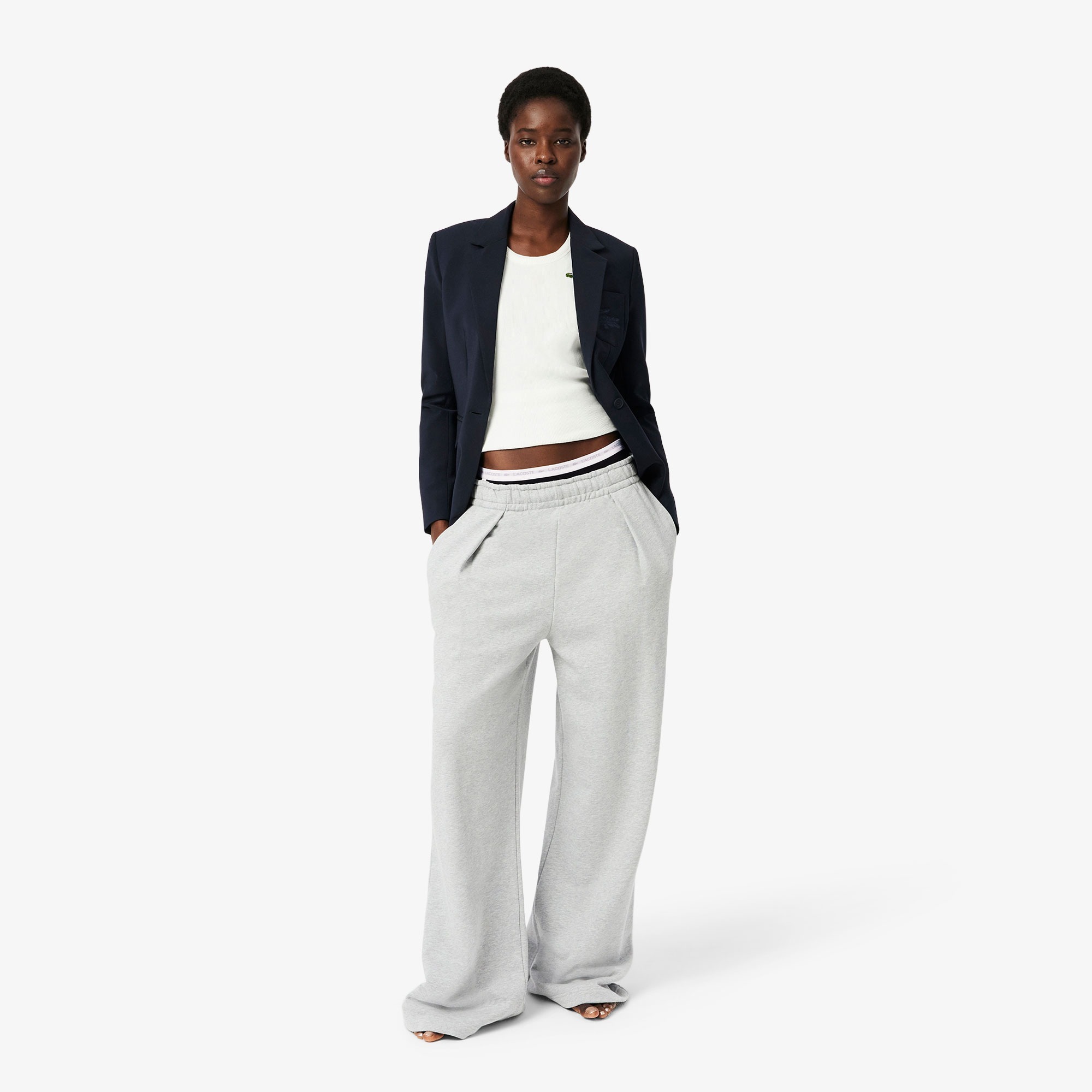 Труси-сліпи жіночі Lacoste 8F1338031 L 3 шт. чорний-антрацитфото4