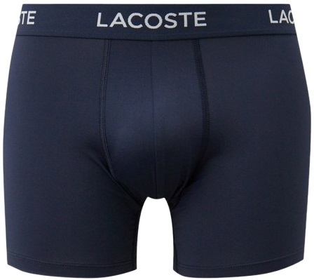 Боксери спортивні чоловічі Lacoste 5H2394LAW S 3 шт. чорні/темно-синіфото2