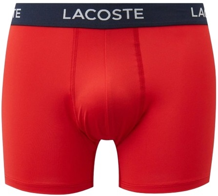 Боксери спортивні чоловічі Lacoste 5H2394LAW S 3 шт. чорні/темно-синіфото3