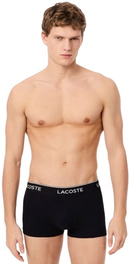 Мужские труси-боксеры Lacoste 5H1300031 L 3 шт. черный-антрацит фото 4