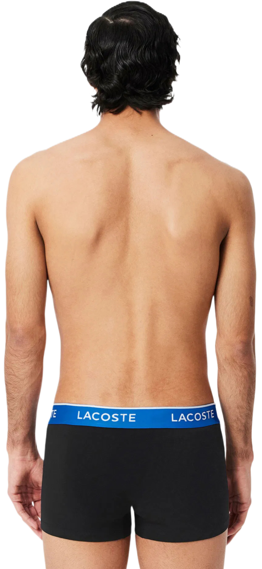 Мужские труси-боксеры Lacoste 5H1297B68 M 3 шт. черные фото 3