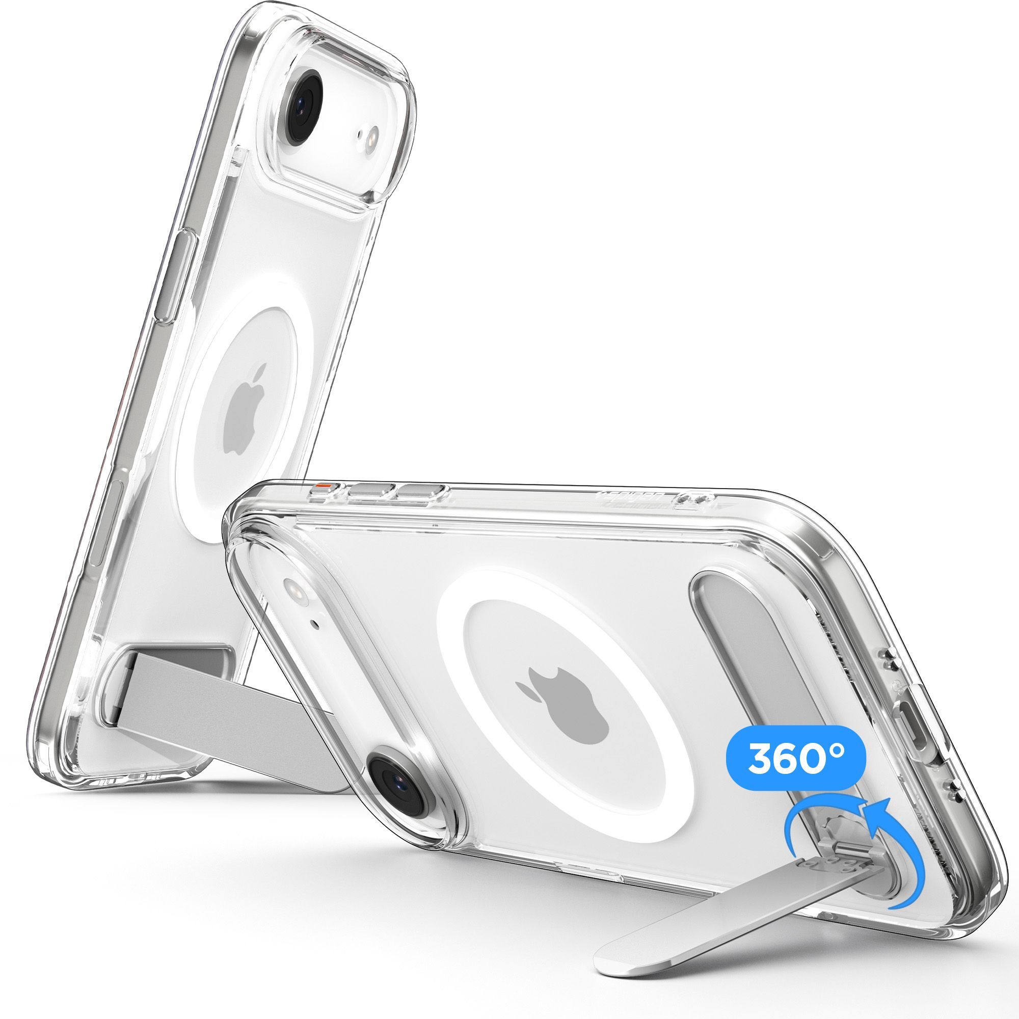 Чехол Spigen для Apple iPhone Air Ultra Hybrid S MagFit, Clear White (ACS09926) фото 16