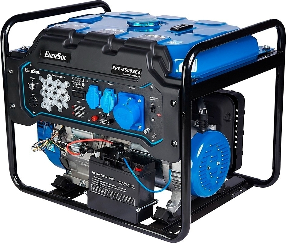 Генератор бензиновий EnerSol 230В 5.5кВт (EPG-5500SEA)фото