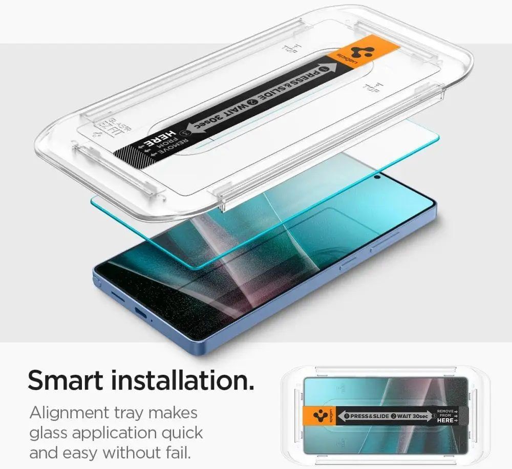 Защитное стекло Spigen для Samsung Galaxy S25 Ultra tR EZ Fit HD, (2 Pack) (AGL09082) фото