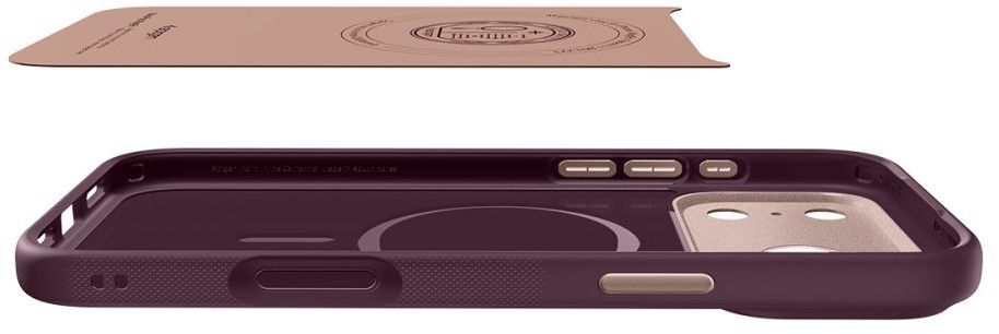 Чехол Spigen для Apple iPhone 17 Pro Max Nano Pop MagFit, Burgundy Bean (ACS10261) фото 8