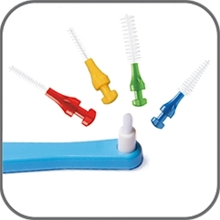 Зубна щітка Paro Toothbrush S43 монопучкова синяфото2