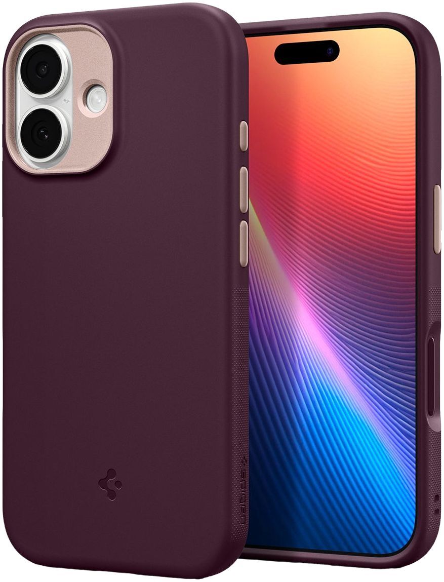 Чехол Spigen для Apple iPhone 17 Nano Pop MagFit, Burgundy Bean (ACS10365) фото 6