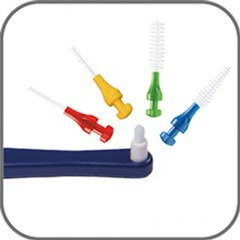 Детская зубная щетка Paro S27 монопучковая синяя фото 3