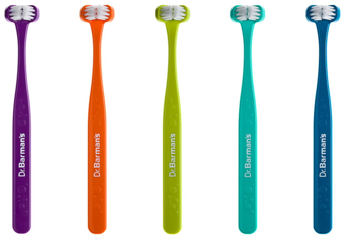 Зубная щетка Dr. Barman's Superbrush стандартная фиолетовая фото 2