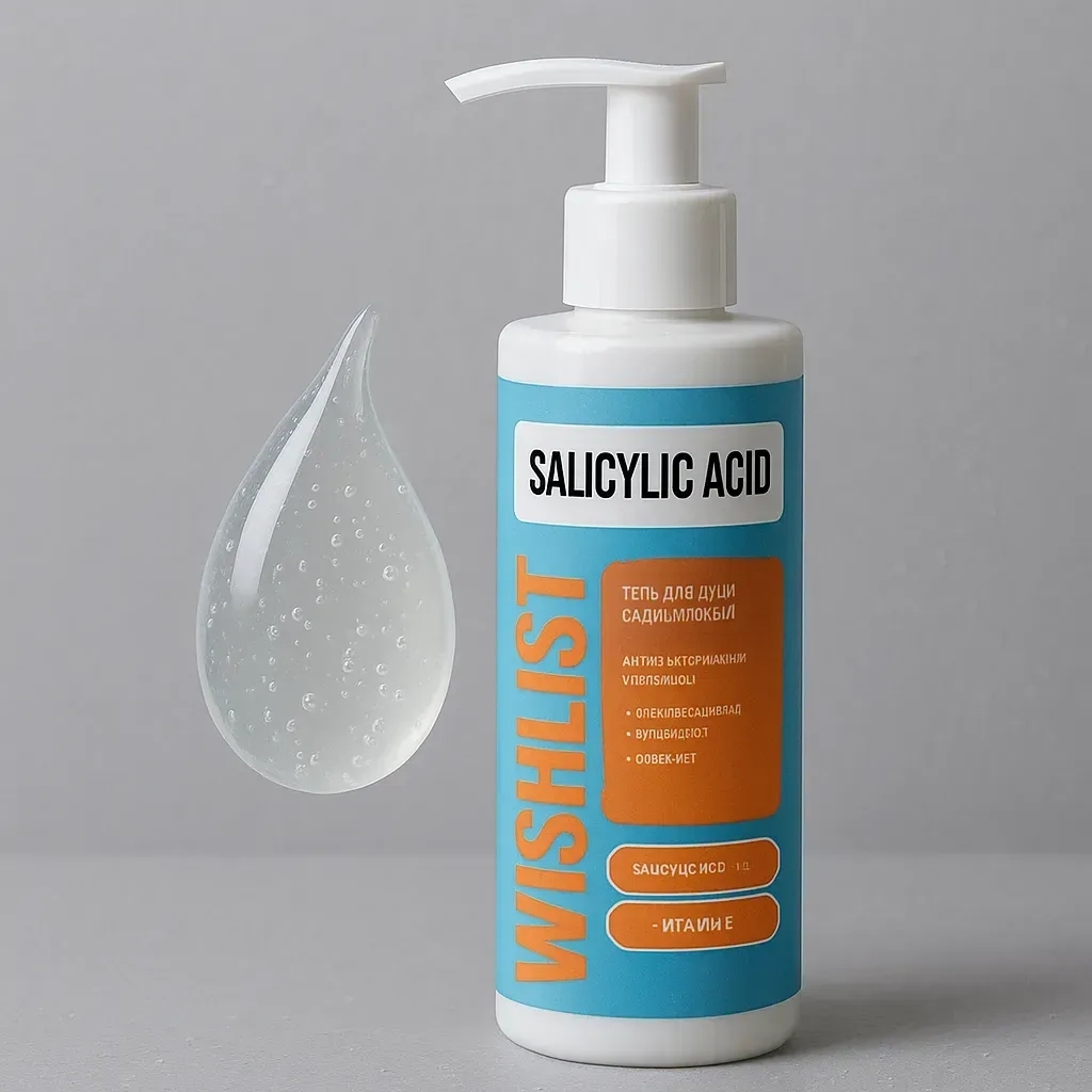 Гель для душа WishList Shower Gel Salicylic Acid с салициловой кислотой 200 мл фото 
