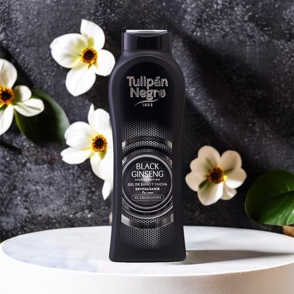 Гель для душа Tulipan Negro Черный женьшень для мужчин 650 мл фото 3