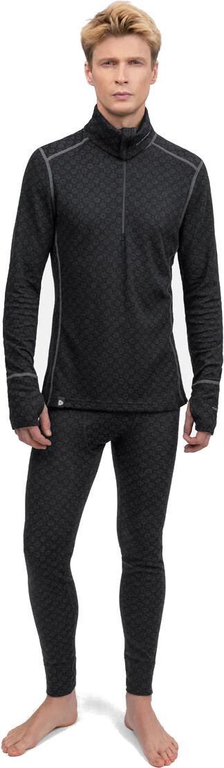 Нательное белье мужское Thermowave Merino Xtreme 12XTRM451-990 S черно/темно-серое фото 2