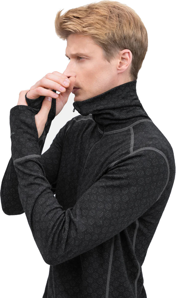 Нательное белье мужское Thermowave Merino Xtreme 12XTRM451-990 S черно/темно-серое фото 4