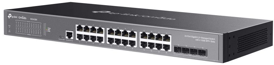 Коммутатор TP-LINK SG3428X 24xGE, 4xSFP+, Управляемый L2 (SG3428X) фото 3