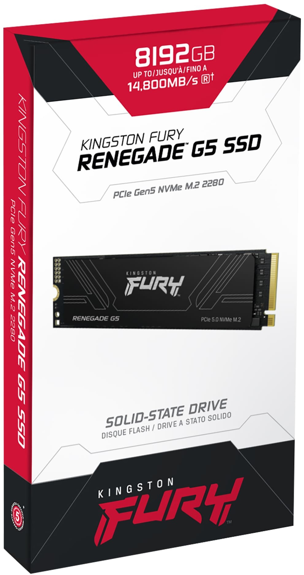 SSD накопичувач Kingston M.2 8TB PCIe 5.0 FURY Renegade (SFYR2D/8T1)фото3