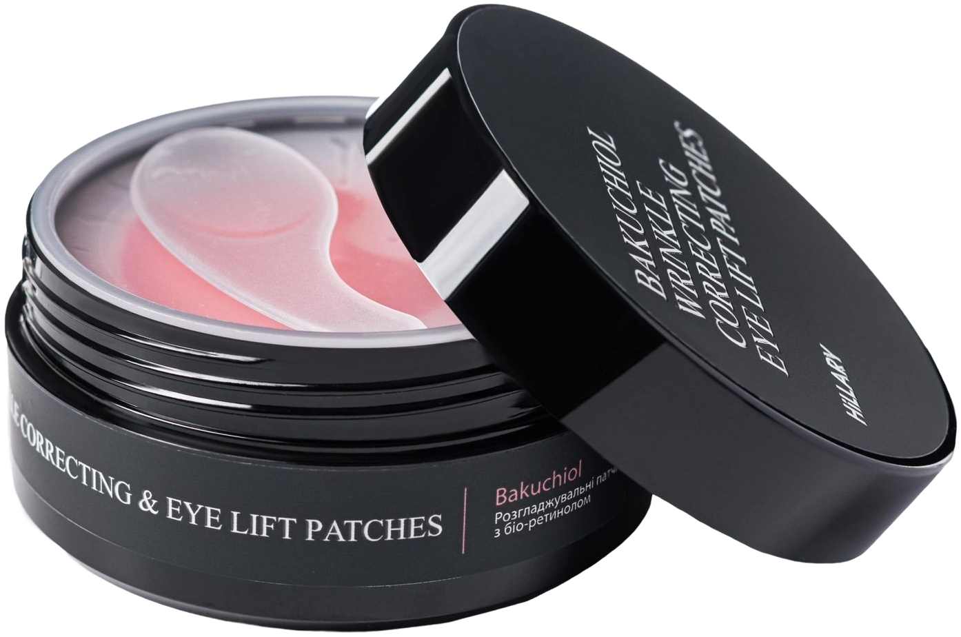 Патчі розгладжувальні Hillary Bacuchiol Wrinkle Correcting &amp; Eye Lift Patche з біо-ретинолом 60 штфото