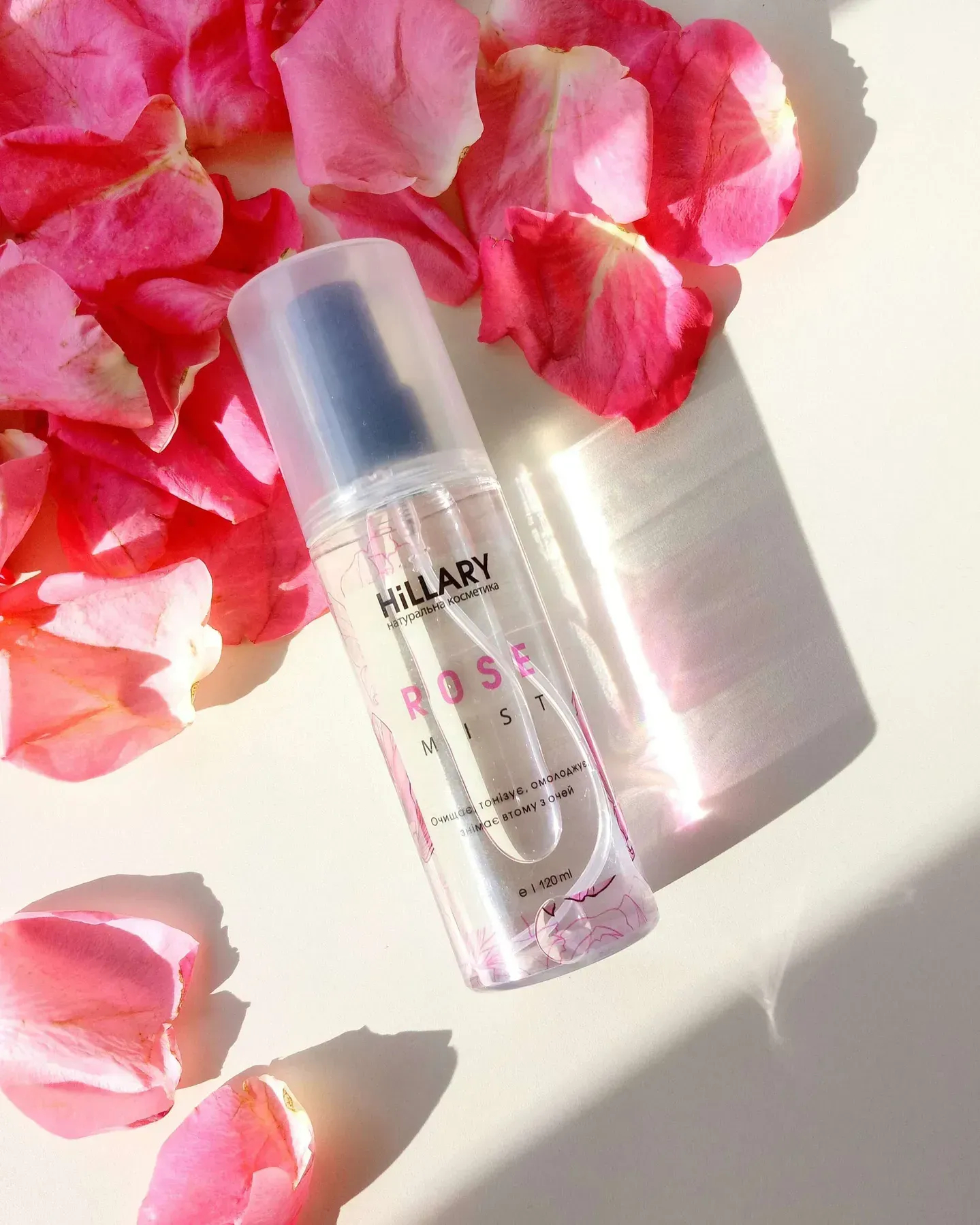 Мист для лица Hillary Rose Mist Розовый 120 мл фото 5