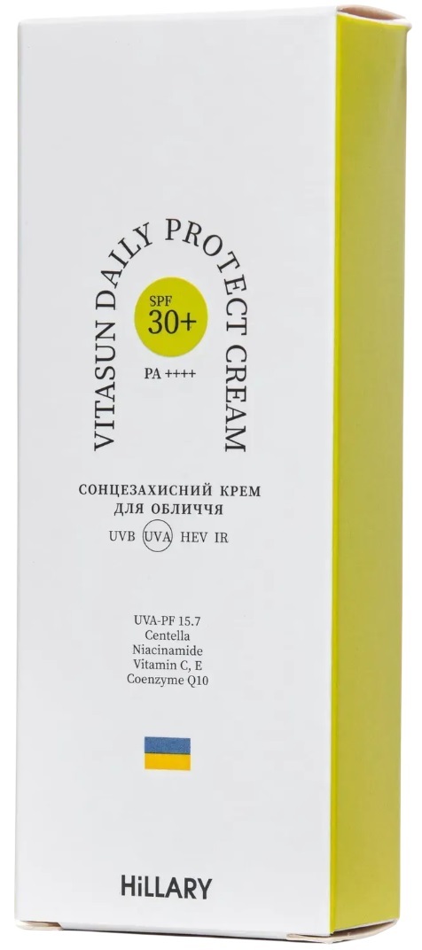 Солнцезащитный крем Hillary VitaSun Daily Protect Cream SPF 30+ 40 мл фото 3