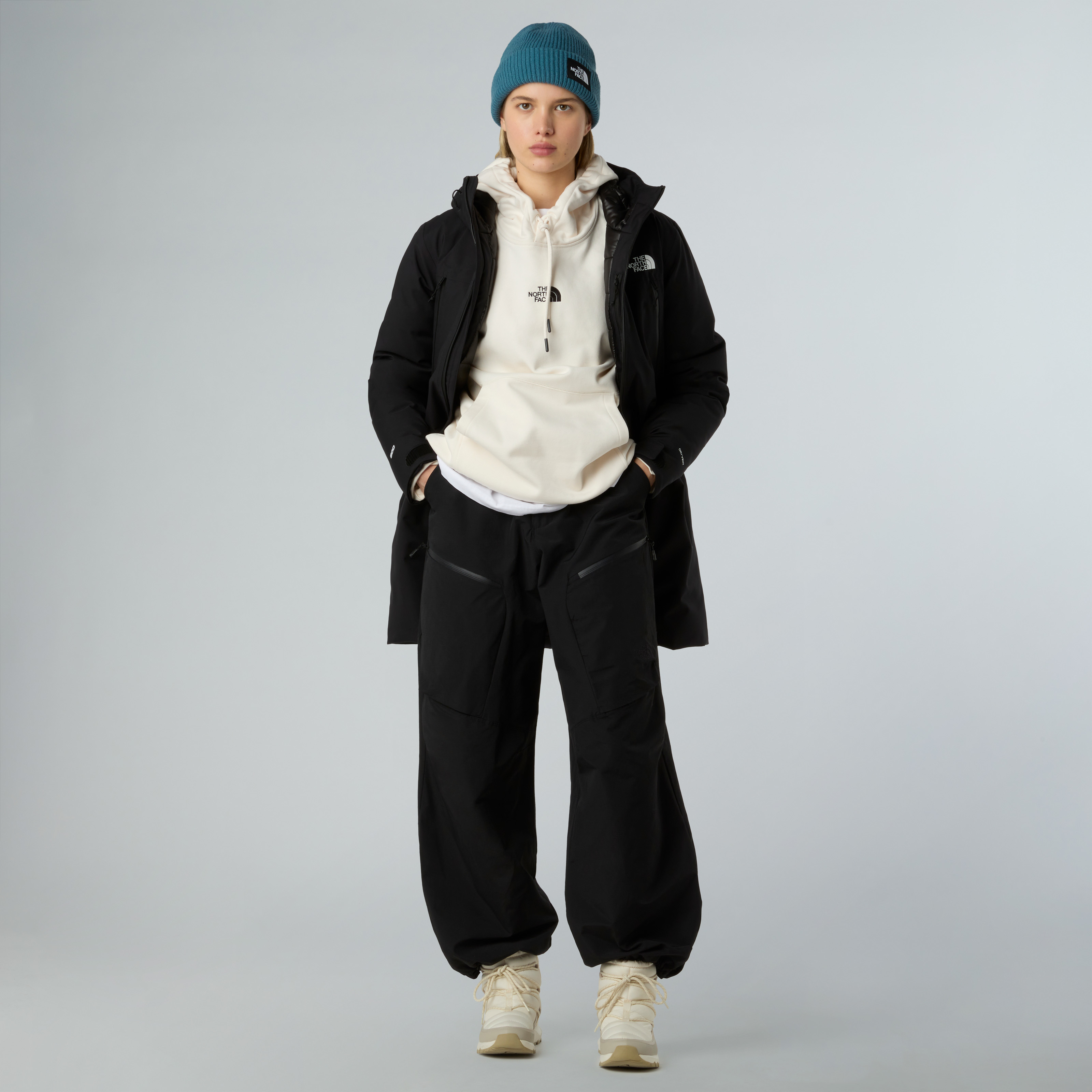 Сапоги женские The North Face W Thermoball Lace Up Wp NF0A5LWD-32F1 36 (5 US) молочные фото 