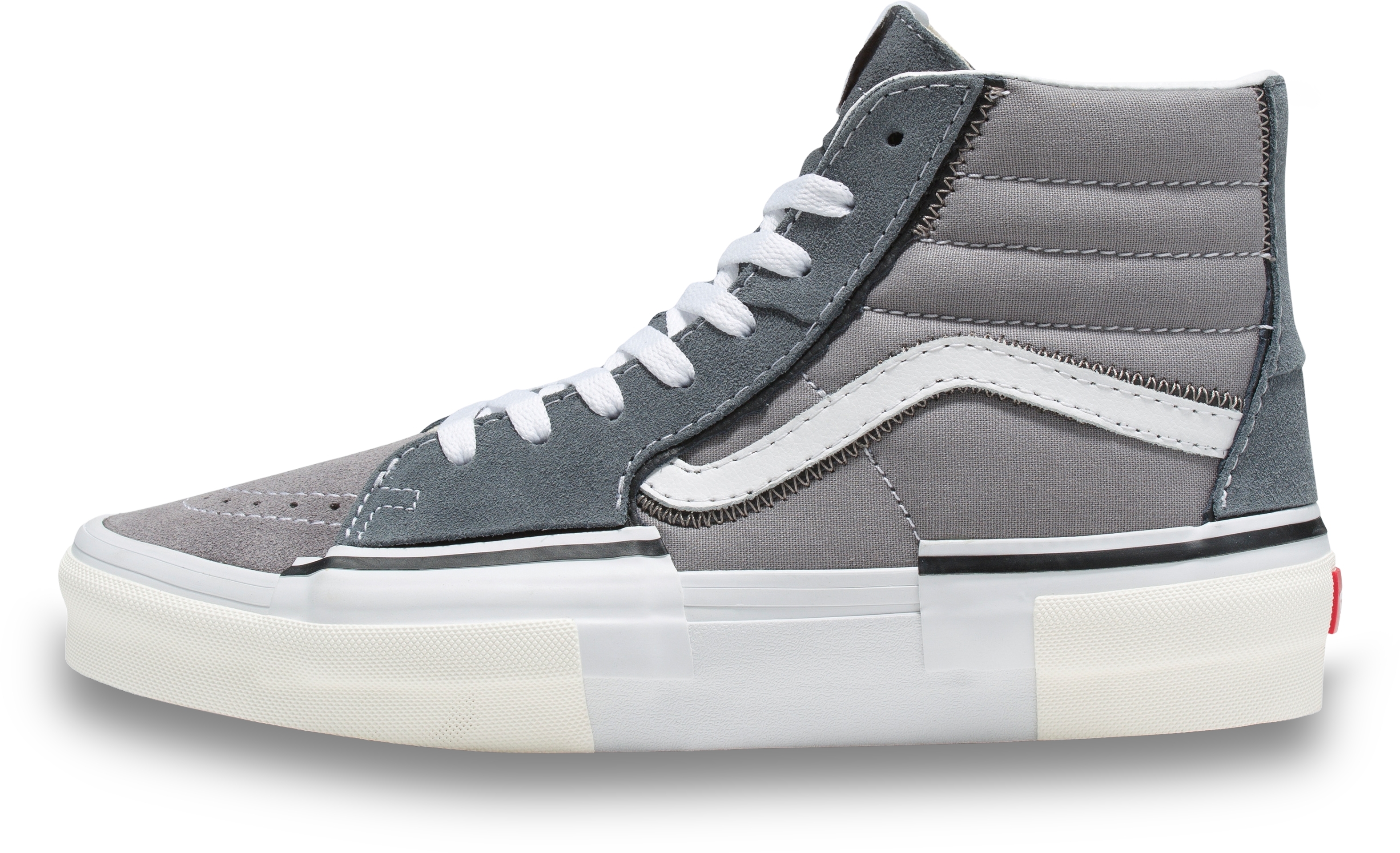 Кеды высокие Vans Sk8-Hi Reconstruct VN0005UKGRY1 43 (10 US) серые фото 2